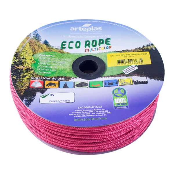 CORDA SEDA CARR 06MM 150M VRM ART ECO ROPE