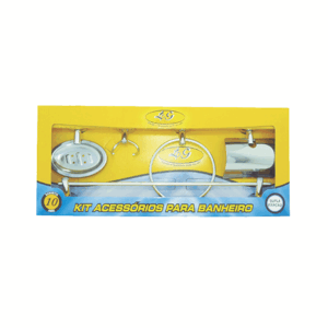 KIT ACESSORIOS INOX P BAN 5P S VEMA