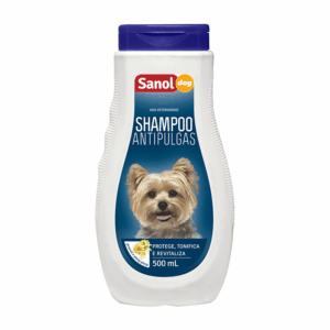 SHAMPOO ANTIPULGAS 500ML SANOL DOG