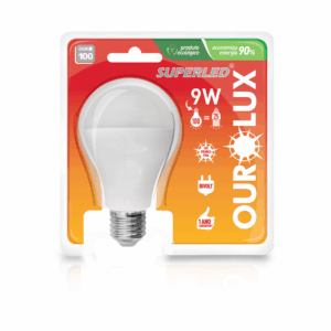LAMP SUPER LED 9W OURO OUROLUX