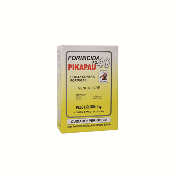 FORMICIDA PO 40 ROSA 1KG PIKA PAU