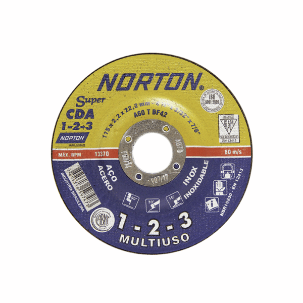 DISCO CORT 4,1/2 CDA 123 NOR MULTIUSO