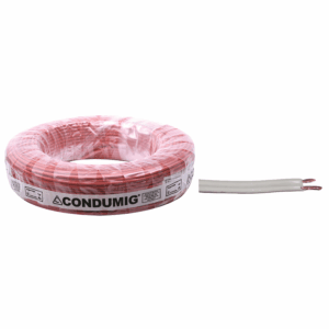 FIO PARALELO 2X4,0 100M CONDUMIG BRANCO