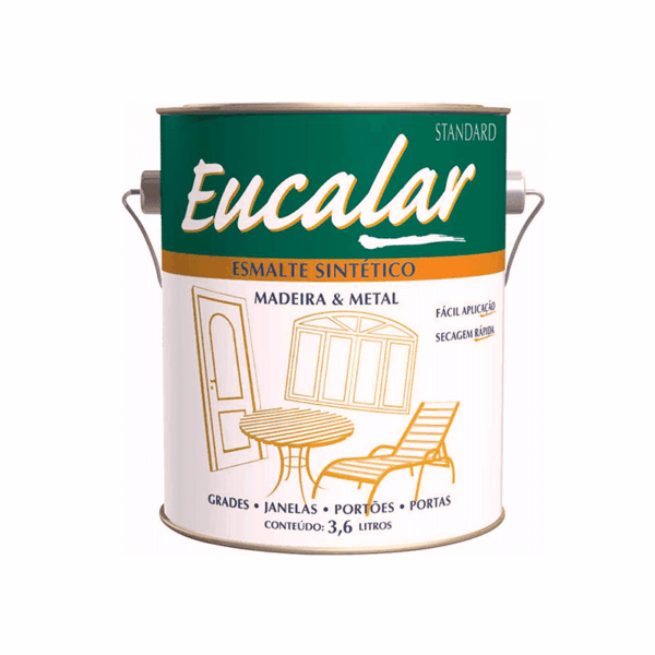 ESMALTE 3,6L LARANJA BRIL EUCALAR