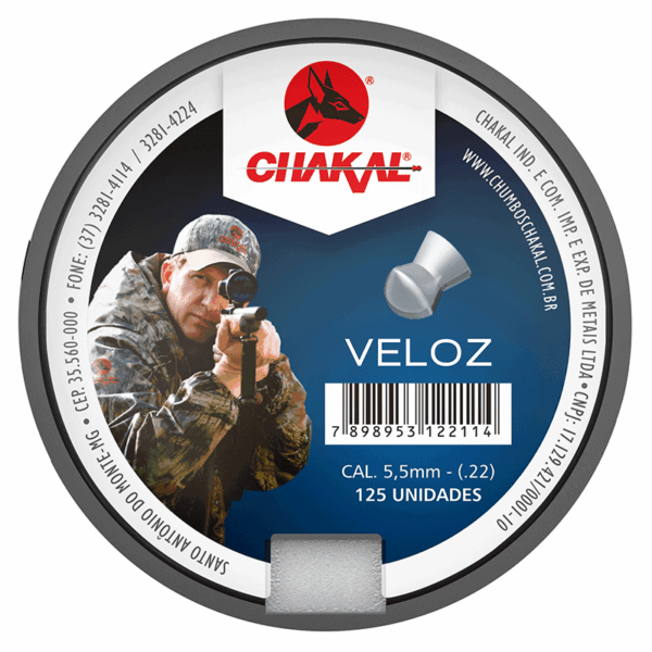 CHUMB ESPING 5.5MM VELOZ CHAKAL C/125 UN