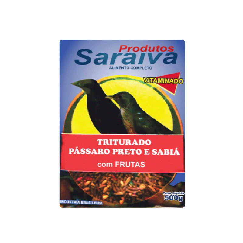 RACAO TRIT SABIA/PASS PT SARAIVA 500G
