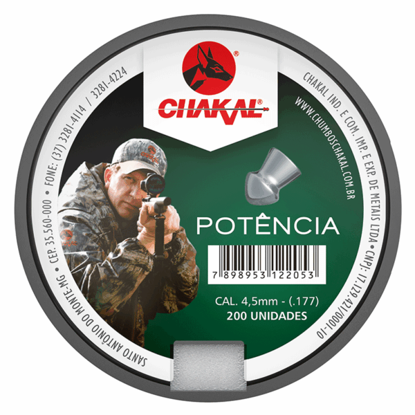 CHUMB ESPING 4.5MM POTENCIA CHAKAL C/200 UN