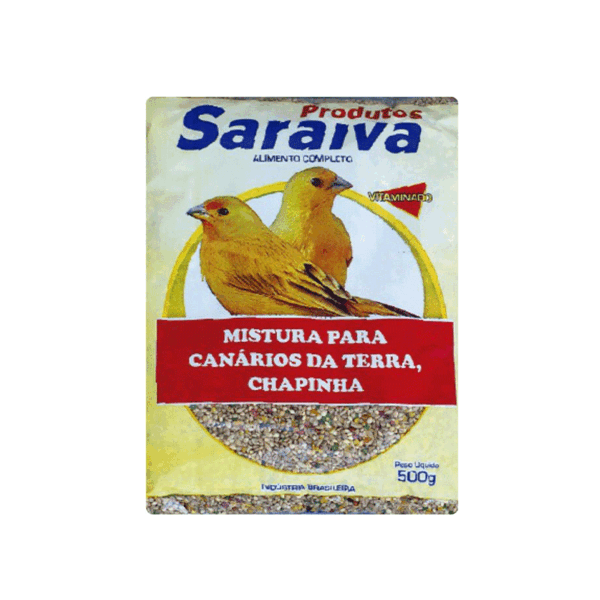 RACAO MISTURA CANARIO TERRA SARAIVA 500G