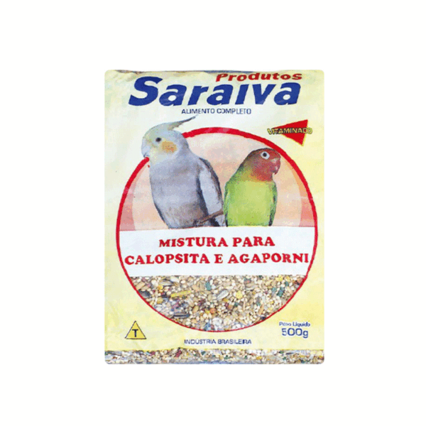 RACAO MISTURA CALOPSITA SARAIVA 500G