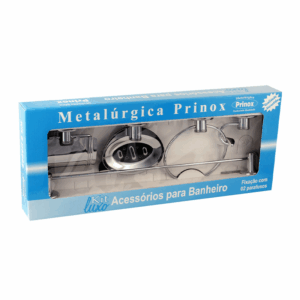 ACESSORIO BANHEIRO 5PCS INOX PRINOX