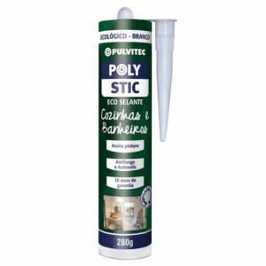 SILIC ECO SELANTE 280G BR PULVITEC BRANCO