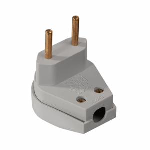 PLUG FORTE 2P 10A 250V BCO MEC TRONIC