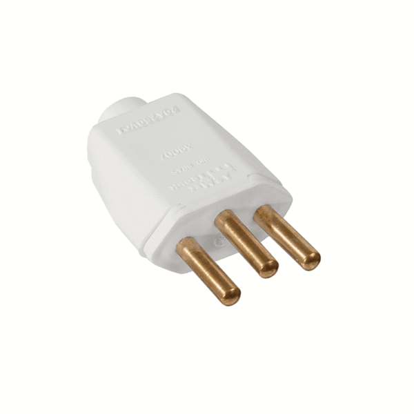 PINO MACHO 2P 20A BCO MECTRONIC