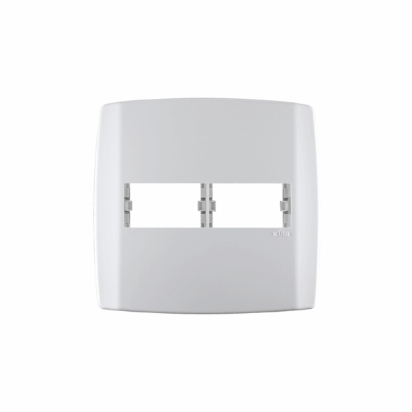 PLACA 4X4 2MOD HORIZ SEP C/SUP SLIM 83060 MOD ILUM