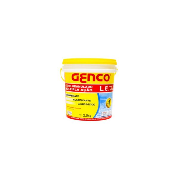 CLORO MULTIACAO 3 EM 1 2,5KG GENCO