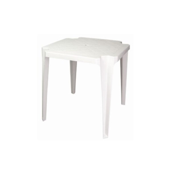 MESA PLAST QUADRADA BCA 70CM ANTARES