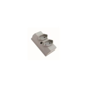 TOM BARRA DUPLA 2 P 10A INTERNEED CINZA