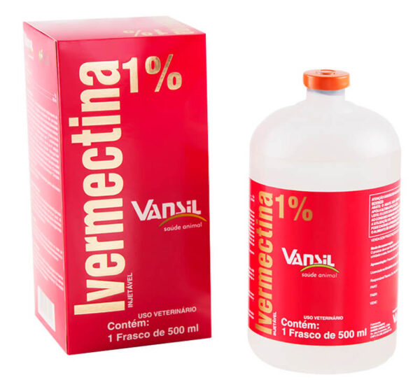 IVERMECTINA 1% 500ML INJ VANSIL PA000213