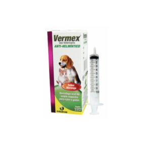 VERMIFUGO CAO/GATO LIQ VERMEX 20ML INDUBRAS IND057