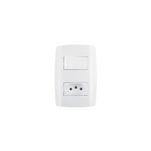 INT 1TC PARA+1TOM C/PL 2X4 10A SLIM 80280 ILUMI