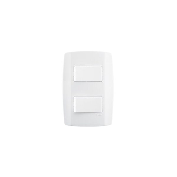 INT 2TC PARA C/PL 2X4 10A SLIM 8024 MOD ILUMI