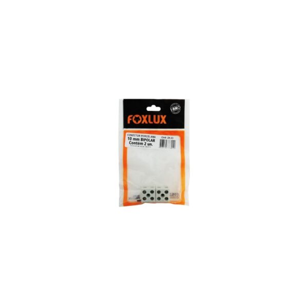 CONECTOR PORCEL BI 10MM C/2 FOX