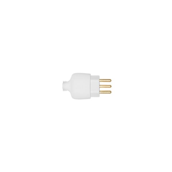 PINO MACHO GIG. 2P+T 20A BRANCO C/10 14360 ILUMI