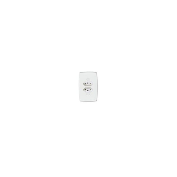 TOM DUPL C/PL 2X4 10A SAFIRA 22120 22120