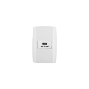 TOM USB C/PL 2X4 HORIZ SLIM 80910B MOD ILUMI