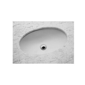 CUBA EMBUTIR OVAL 39X30 BCO CELITE