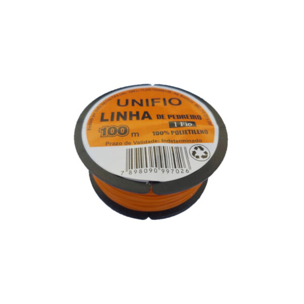 LINHA PEDREIRO 01 FIO LARANJA 50MT UNIFIO 7898090997033