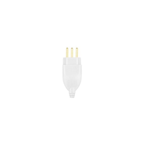 PINO MACHO CHATO 2P+T 10A INTERNEED BRANCO