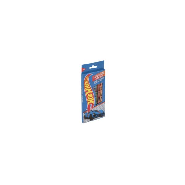 LAPIS COR HOT WHEELS 12 CORES TRIS