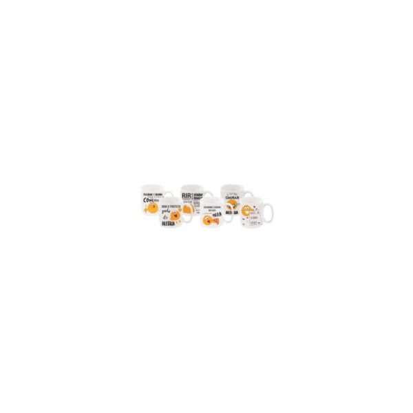 CANECA EMOTICON ALEGRI S/ESTOJO KDK