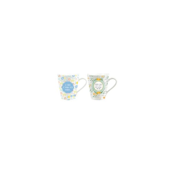 CANECA 290ML FLORAL S/ESTOJO KDK