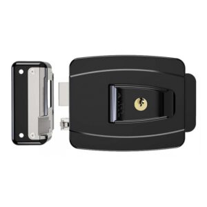 FECHADURA 12V REVERSIVEL AGL PRETA