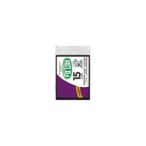SACO PLAST LIXO ALMOFADA 15L FIX PRETO C/ 20 UN