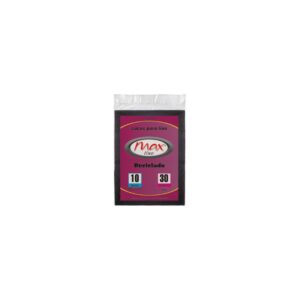 SACO PLAST LIXO ALMOFADA 30L MAX PRETO C/ 10 UN