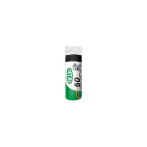 SACO PLAST LIXO ROLO 50L FIX PRETO C/ 50 UN