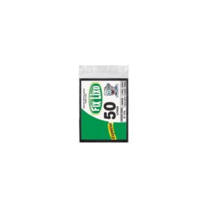 SACO PLAST LIXO ALMOFADA 50L FIX PRETO C/ 10 UN