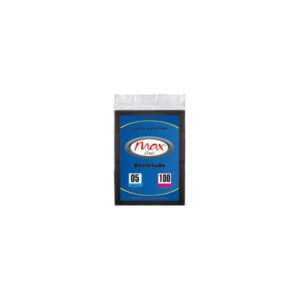 SACO PLAST LIXO ALMOFADA 100L MAX PRETO C/ 5 UN