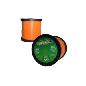FIO NYLON QUAD 3MMX3MM 2KG AFIACO LARANJA