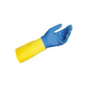 LUVA LATEX NEOPRENE AZ/AMA G 0,70MM CA10077 MUCAMB