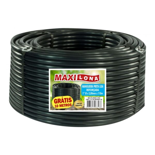 TUBO 1X3,0MM PT VD 100M MAXILONA POLIETILENO