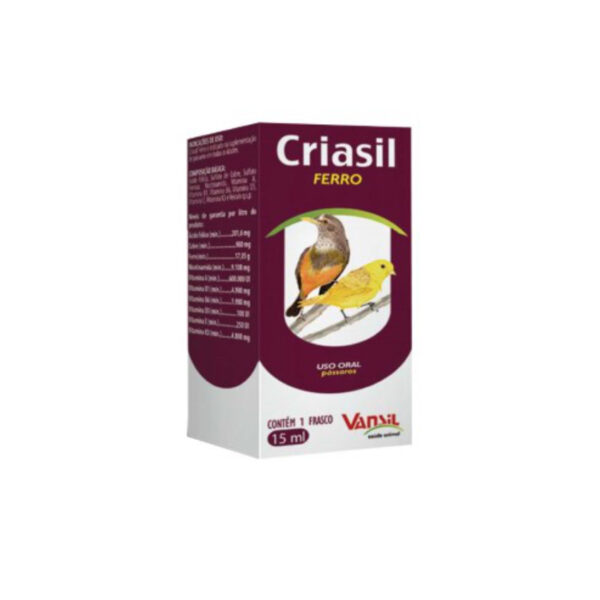 SUPL VITA ORAL CRIASIL FERRO 15ML VANSIL PA000077