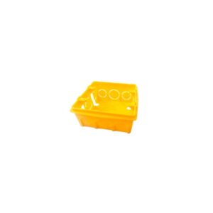 CAIXA LUZ 4X4 PVC AMARELA ROMA