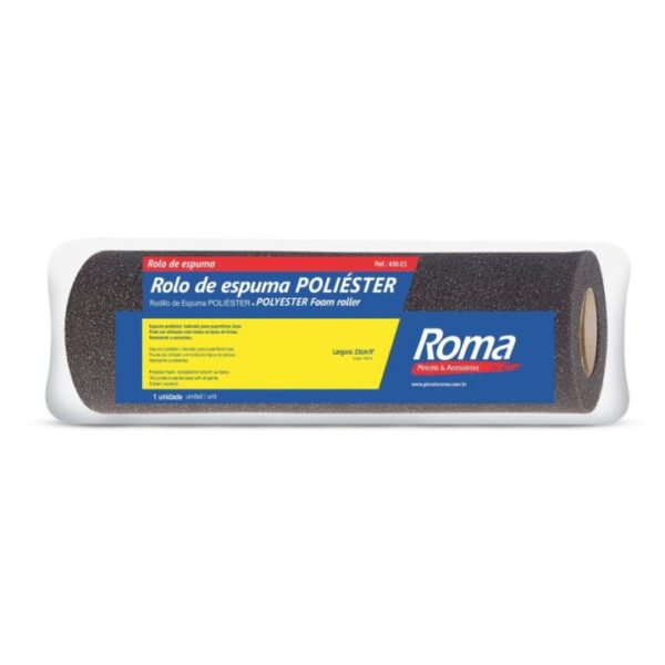ROLO ESPUMA 23CM CZA S/CB 430/23 ROMA