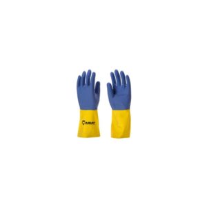 LUVA LATEX NEOPRENE AZ/AMA M 0,7MM CA 41918