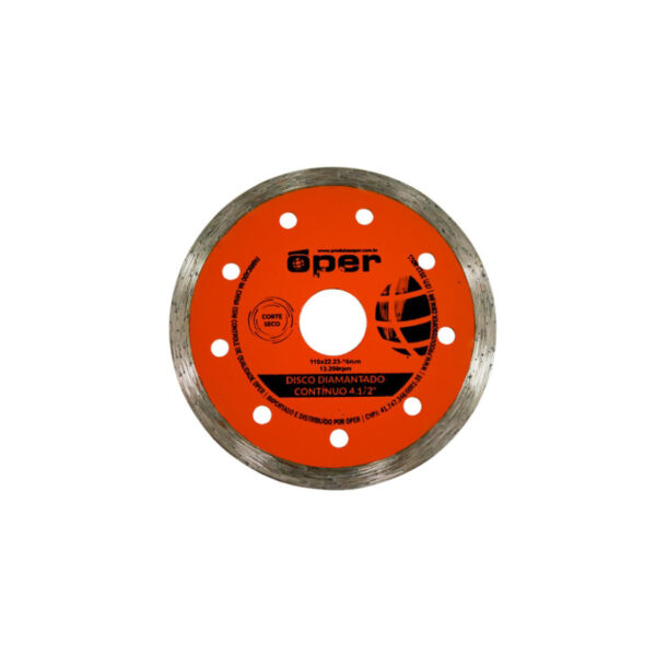 DISCO DIAMANTADO LISO 4 1/2 OPER