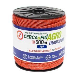 FIO ELETROP P/CERCA 500M LARANJA